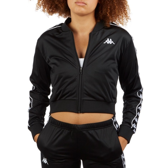 BNWOT KAPPA BANDA ASPER CROPPED FULL ZIP JACKET - Picture 2 of 5
